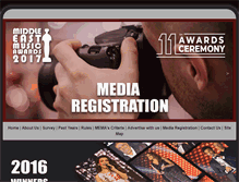 Tablet Screenshot of memawards.com